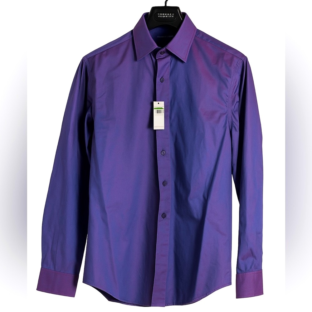 Perry Ellis Purple Non-Iron Shirt